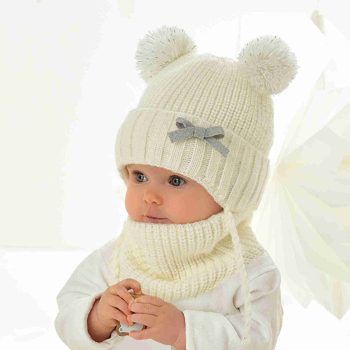 Set kapa i šal za devojčice 48/325