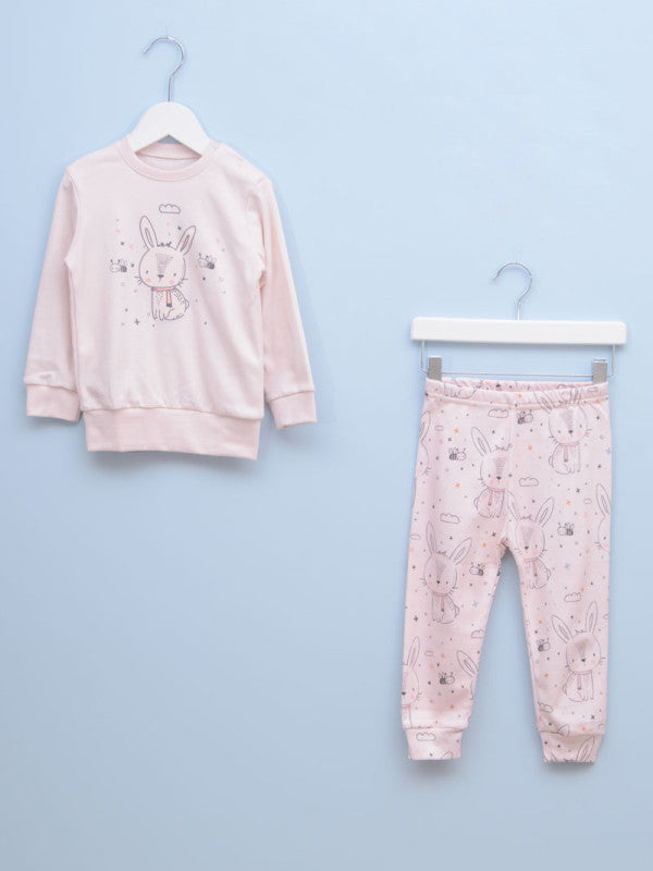 Bebi pidžama 250200 68 Roze