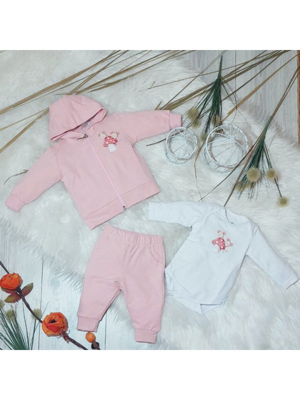Bebi trenerka MISKA 68 Roze