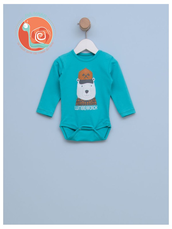 Bodi za bebe dečake 0316 68 Tirkiz