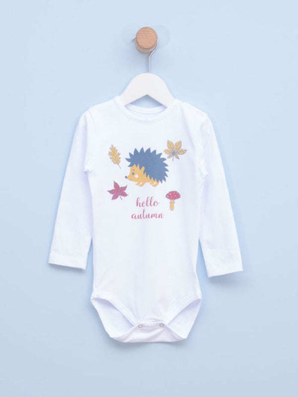 Bodi za bebe dečake 0316 68 Bela