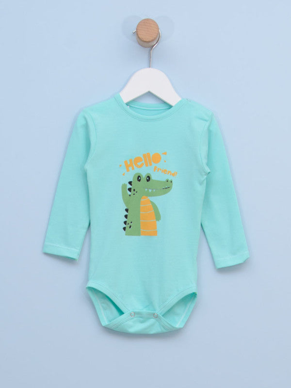 Bodi za bebe dečake 0316 68 Tirkiz