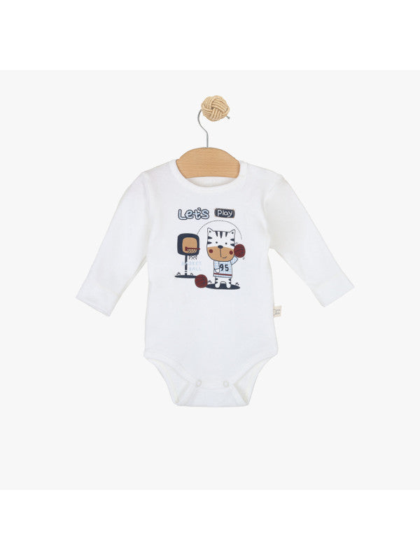 Bodi za bebe dečake JZ25-1BO02 62 Bež