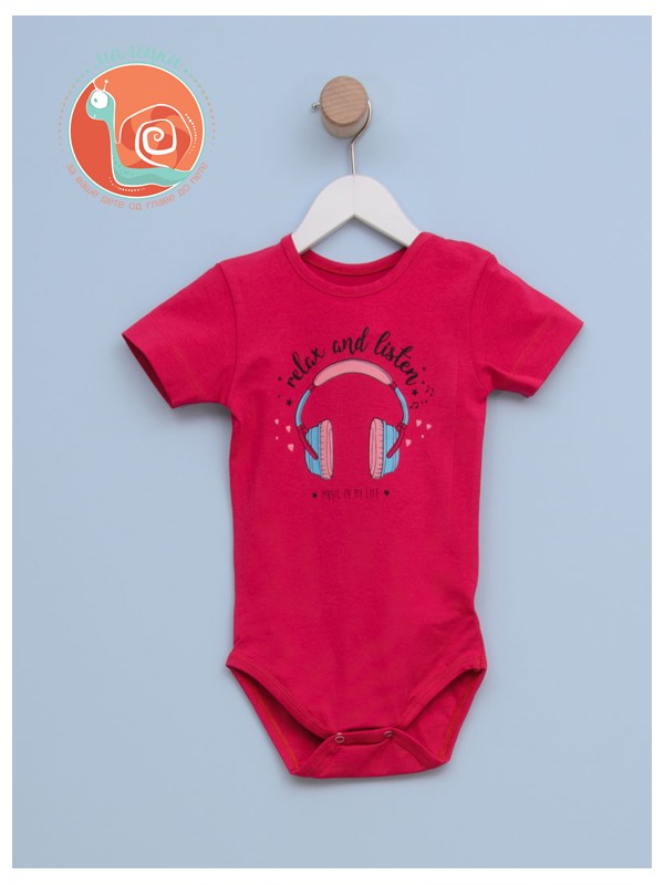 Bodi za bebe devojčice 0014 68 Ciklama
