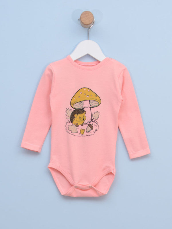Bodi za bebe devojčice 0316 68 Roze