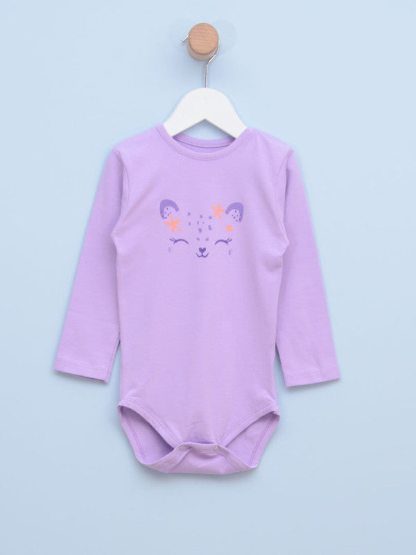 Bodi za bebe devojčice 0316 68 Lila