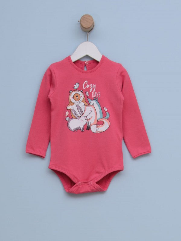 Bodi za bebe devojčice JZ22-2BO54 74 Ciklama