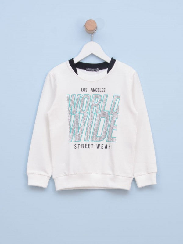 Duks za dečake STREET WORLD 4 Bež