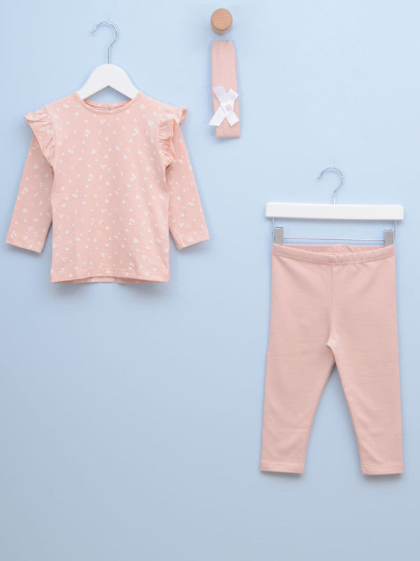 Komplet sa trakom 25001 74 Roze