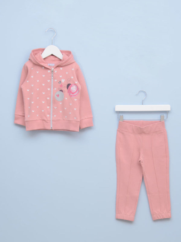 Komplet za devojčice 2-052 2 Roze