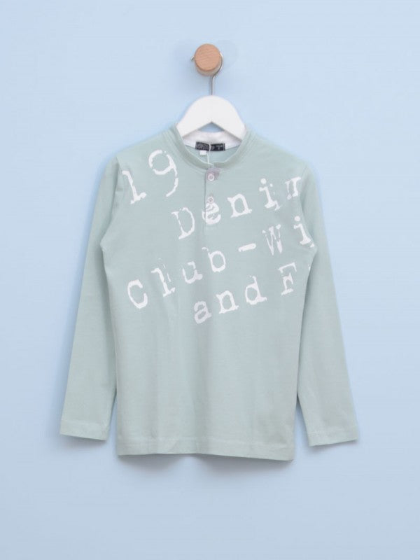 Majica za dečake CLUB 4 PASTELNO ZELENA