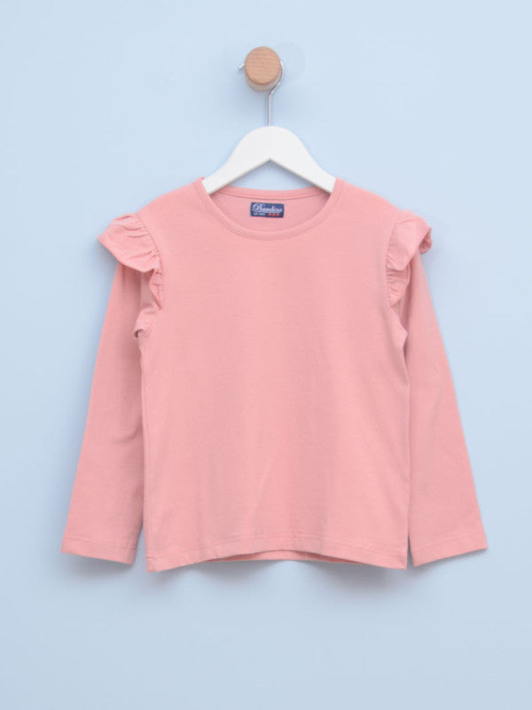 Majica za devojčice 10855 6 Roze