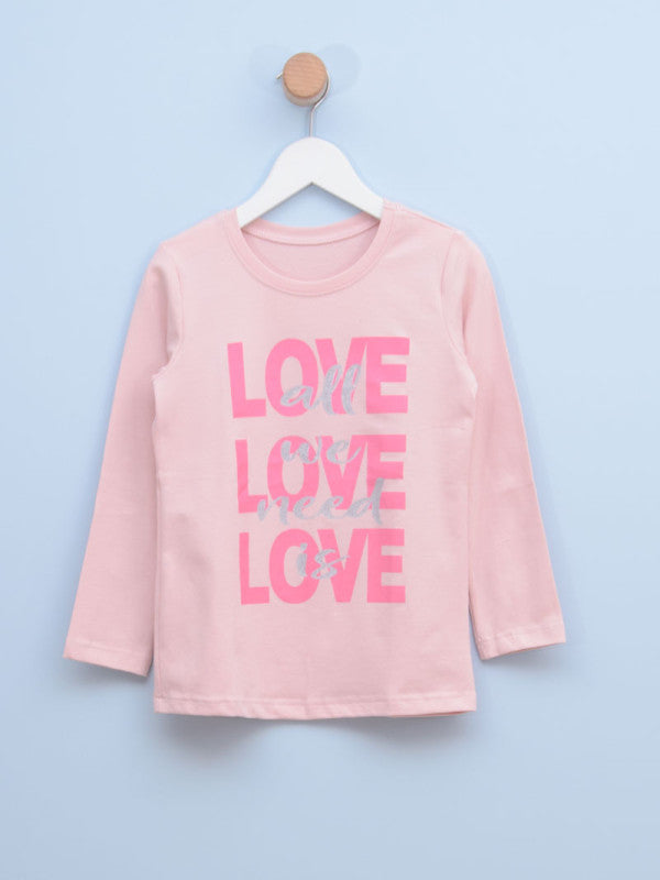 Majica za devojčice 2-001 2 Roze