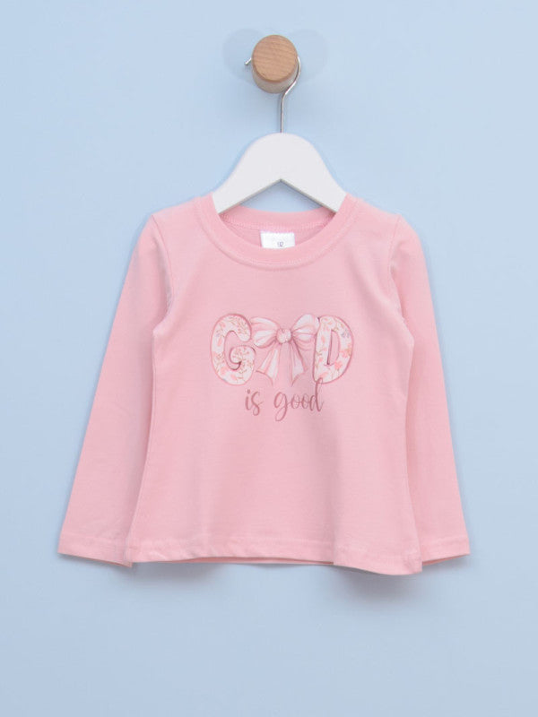 Majica za devojčice 8-160 92 Roze