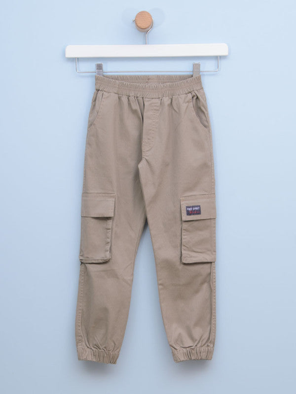 Pantalone za dečake 11701 5 Bež