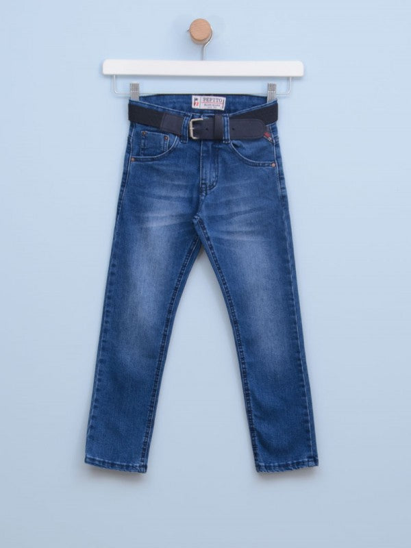 Pantalone za dečake 154 6 Teksas plava