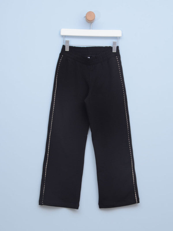 Pantalone za devojčice 7918 6 Crna