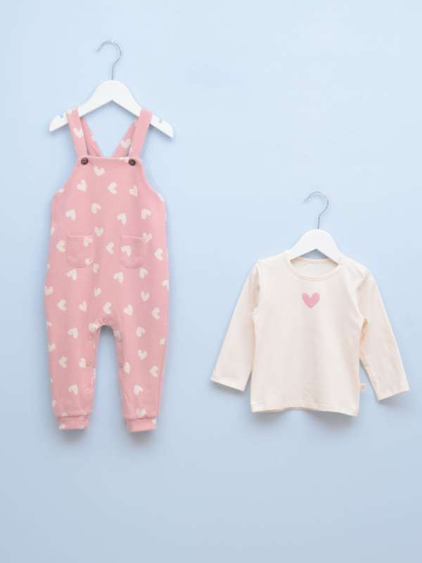 Set sa pantalonama za  bebe devojčice JZ24-2KOM2DA02