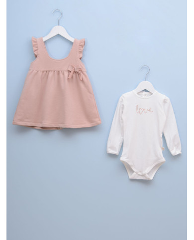 Bebi set haljina+bodi