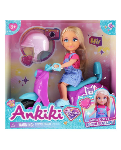 Ankiki lutka na skuteru