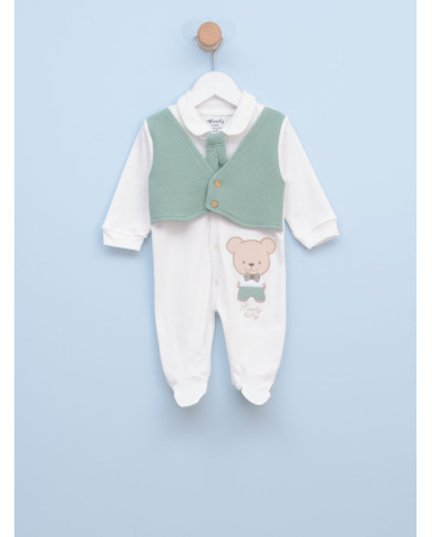 Štrampla sa prslukom i  kravatom