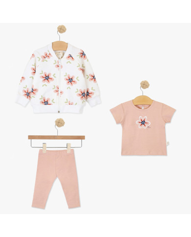 Komplet za bebe devojčice PL26-2KOM3DJ01