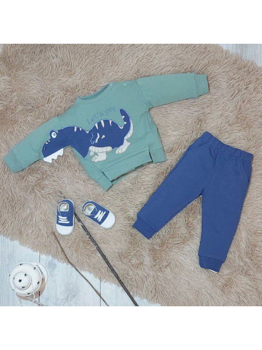 Bebi trenerka DINO 68 Teget