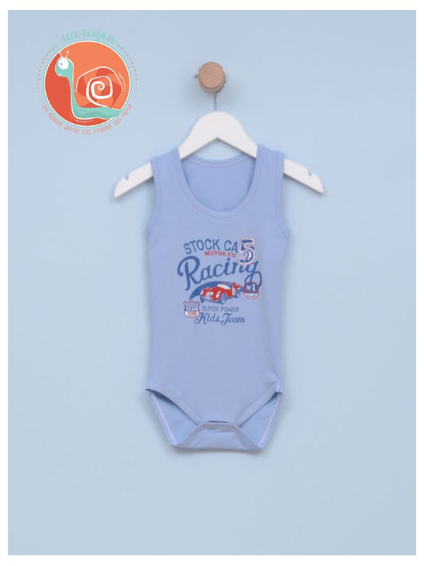 Bodi za bebe dečake 0010 68 Svetlo plava