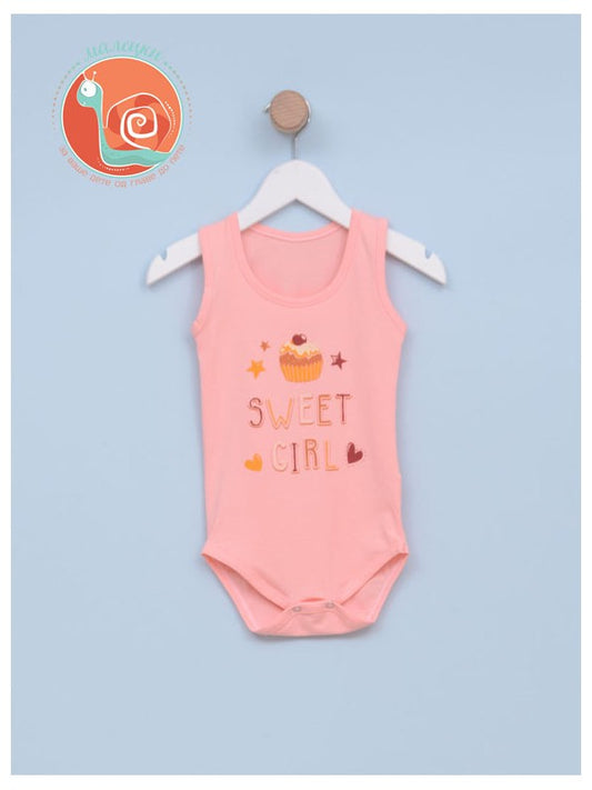 Bodi za bebe devojčice 0010 68 Kajsija