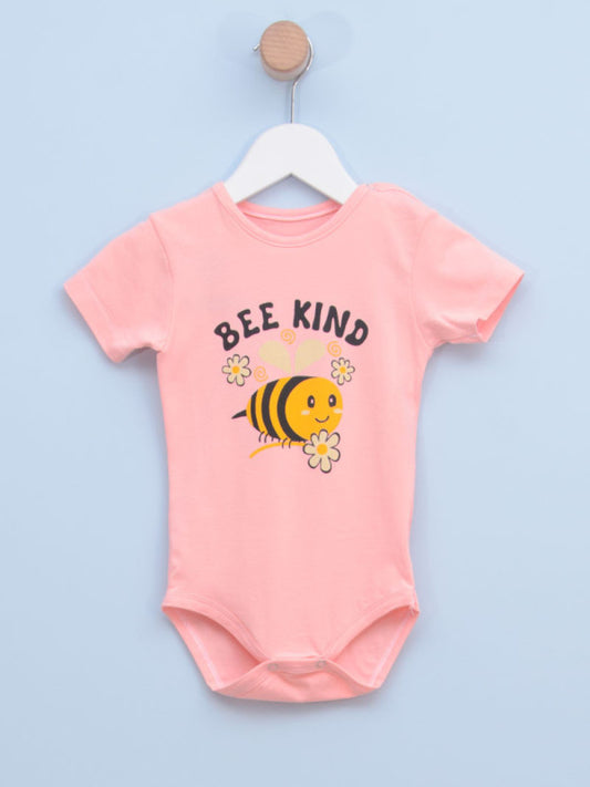 Bodi za bebe devojčice 0014 68 Roze