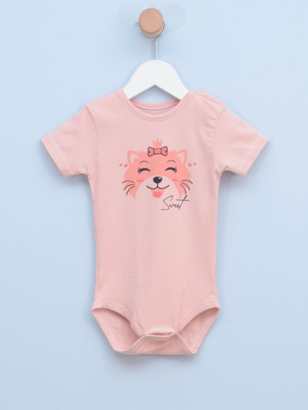 Bodi za bebe devojčice 0014 68 Roze