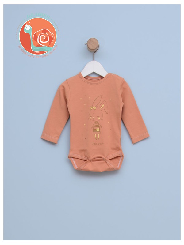 Bodi za bebe devojčice 0316 68 Kajsija