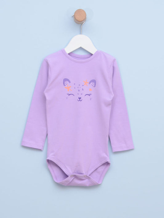 Bodi za bebe devojčice 0316 68 Lila
