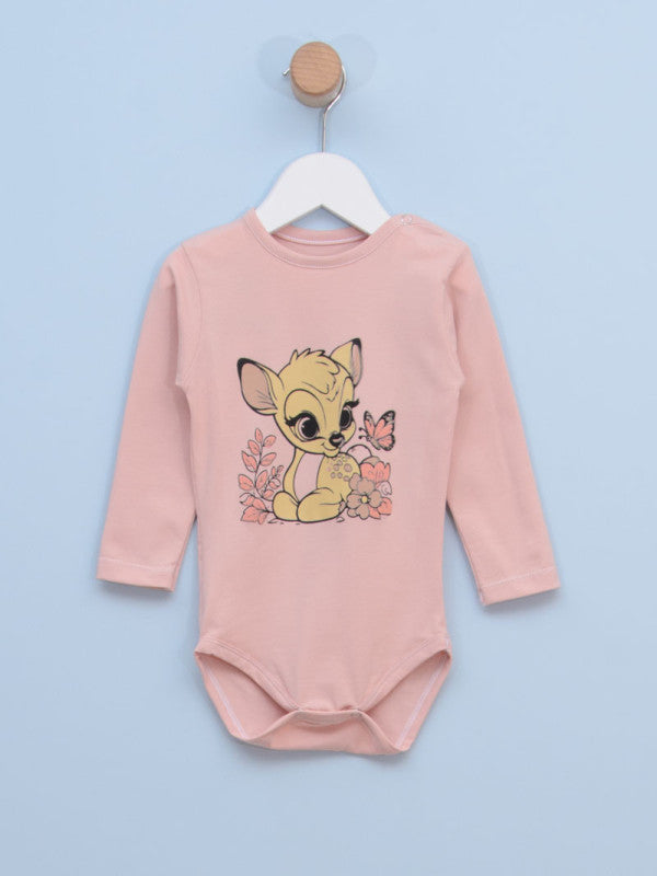 Bodi za bebe devojčice 0316 68 Roze