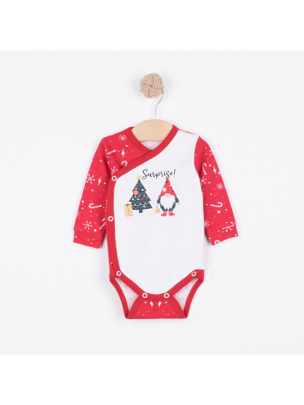 Bodi za bebe devojčice NG22-2BOPR11 56 Crvena