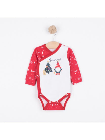 Bodi za bebe devojčice NG22-2BOPR11 56 Crvena