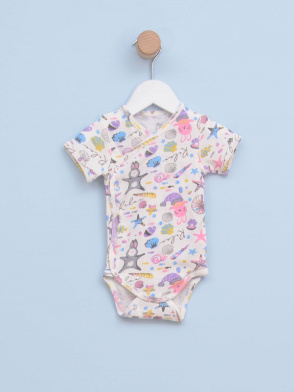 Bodi za bebe devojčice PL23-2BOPRKR06 56 Bež