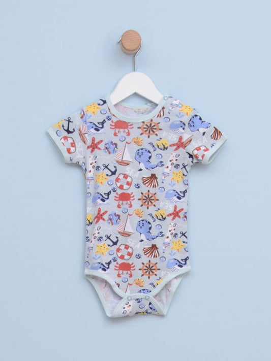 Bodi za bebe PL23-1BOKR40 62 PASTELNO ZELENA