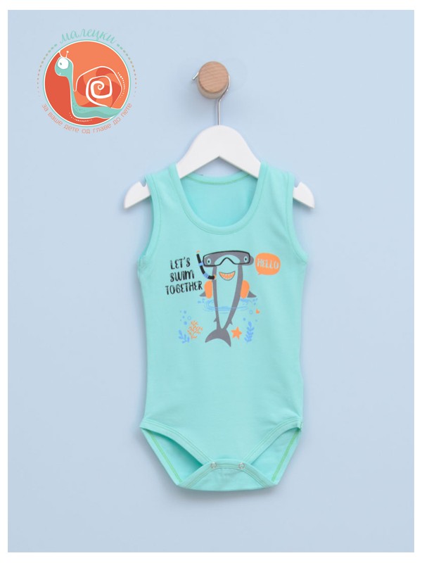 Bodi za bebe 68 PASTELNO ZELENA