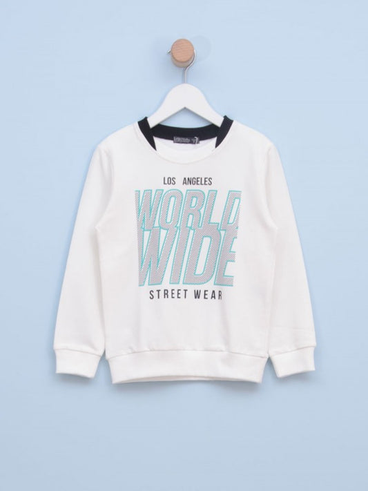Duks za dečake STREET WORLD 4 Bež
