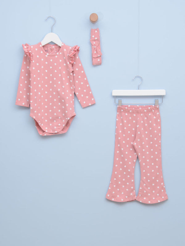 Komplet za bebe devojčice ENA 62 Roze