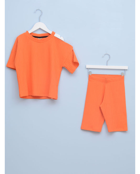 Komplet za devojčice 7170 6 Oranž