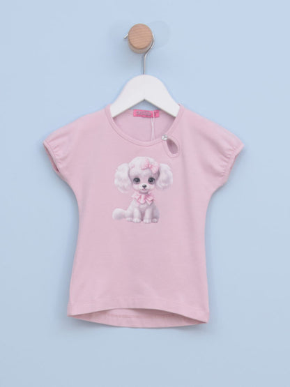 Majica za devojčice LESI 80 Roze