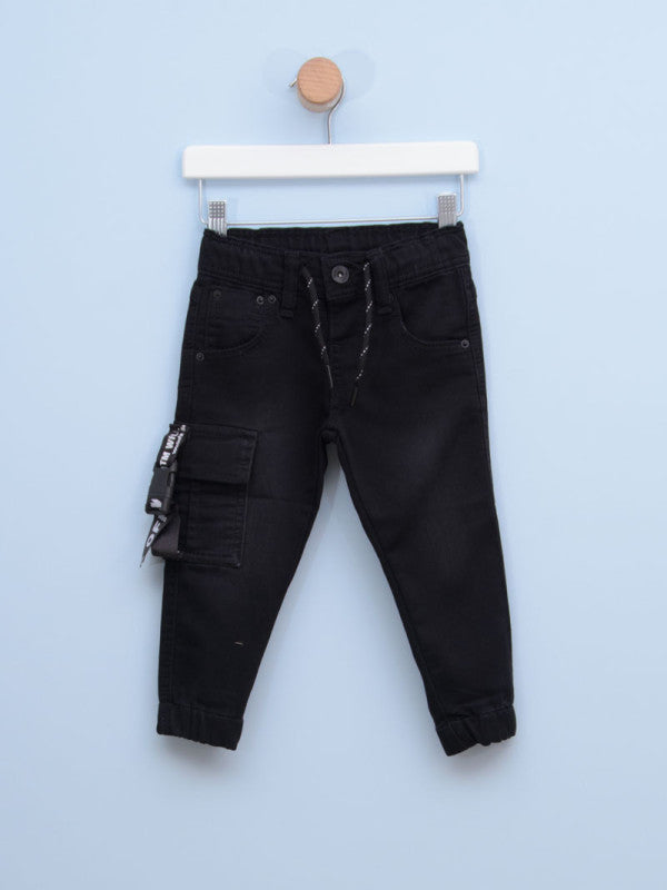 Pantalone za bebe 684 1 Crna