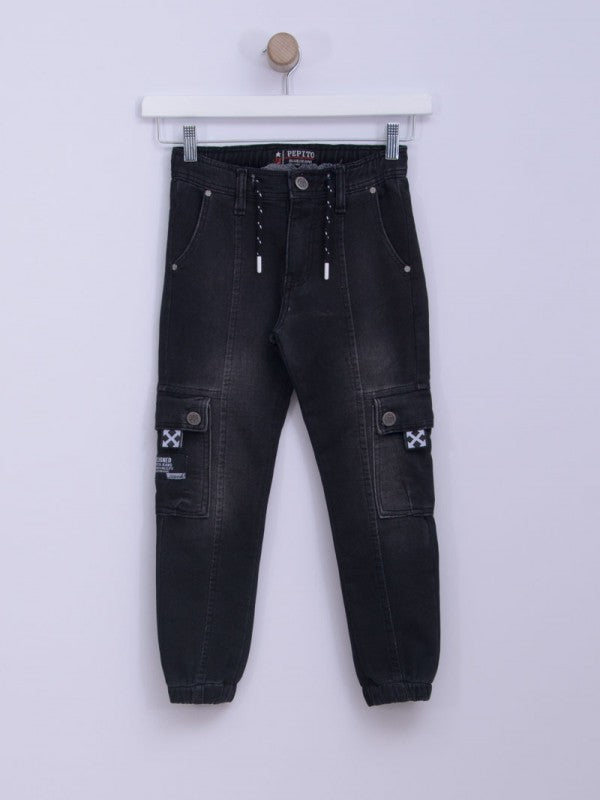 Pantalone za dečake 136 6 Crna