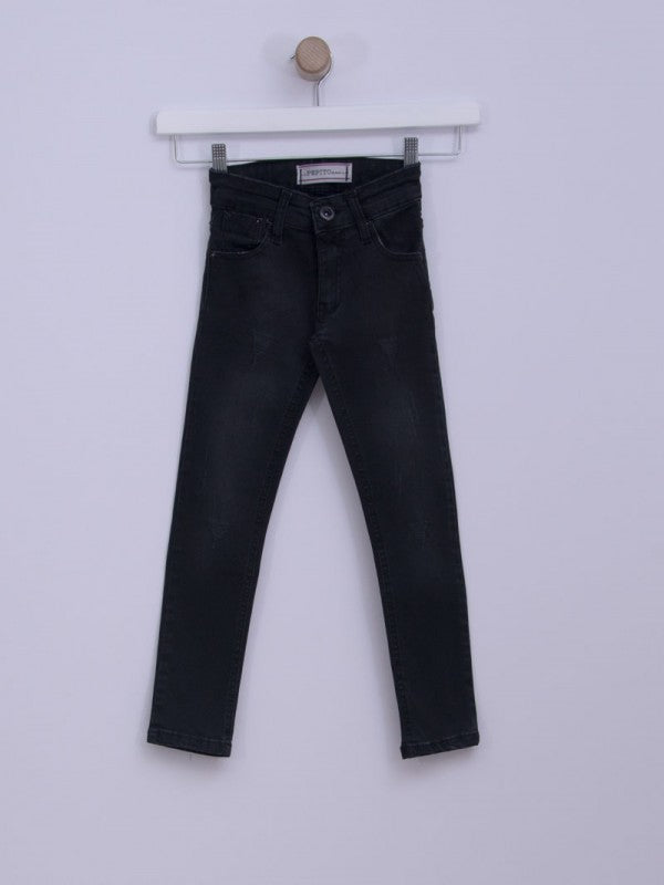 Pantalone za devojčice 221 6 Crna