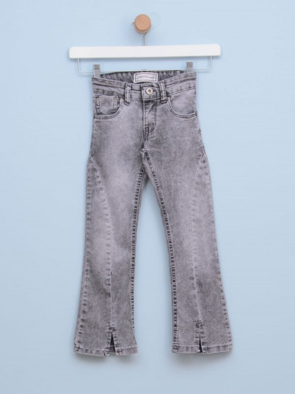 Pantalone za devojčice 230 6 Svetlo siva