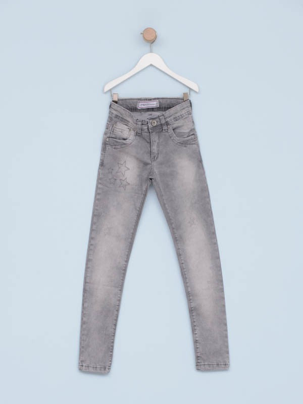 Pantalone za devojčice 278 - VEL.16 16 Svetlo siva