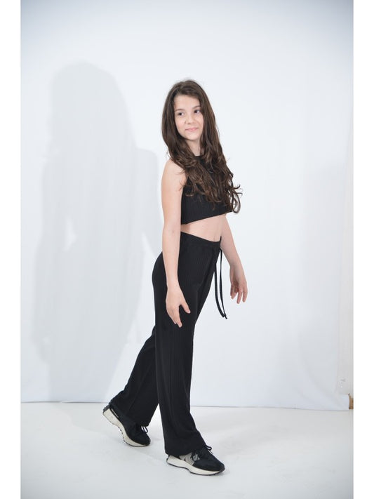 Pantalone za devojčice 28153 6 Crna