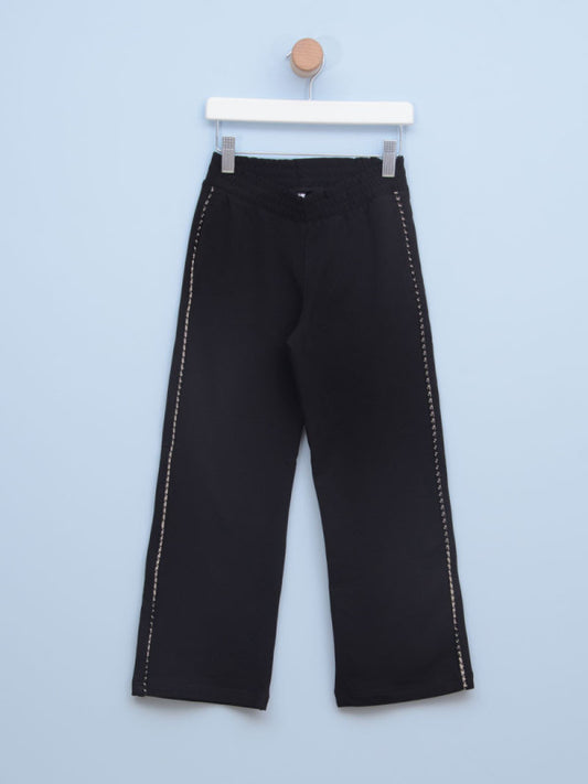 Pantalone za devojčice 7918 6 Crna